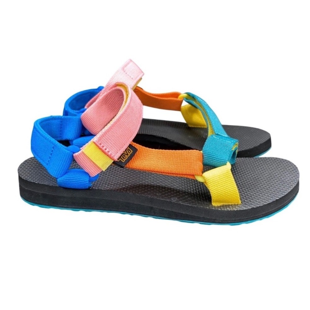 Teva Original Universal Sandals Womens 10 90s Multi Color Strappy 1003987